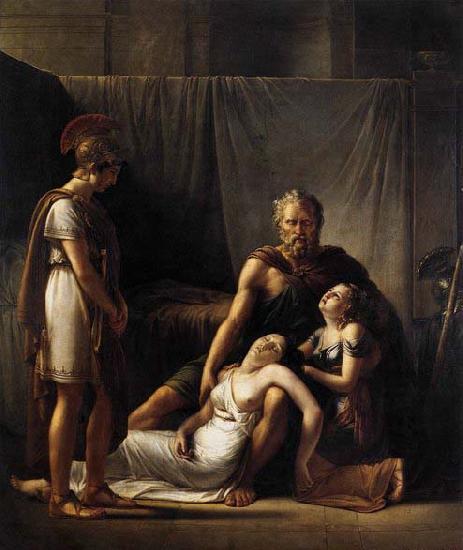 KINSOEN, Francois Joseph The Death of Belisarius' Wife